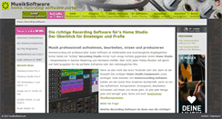 Desktop Screenshot of musiksoftware.net